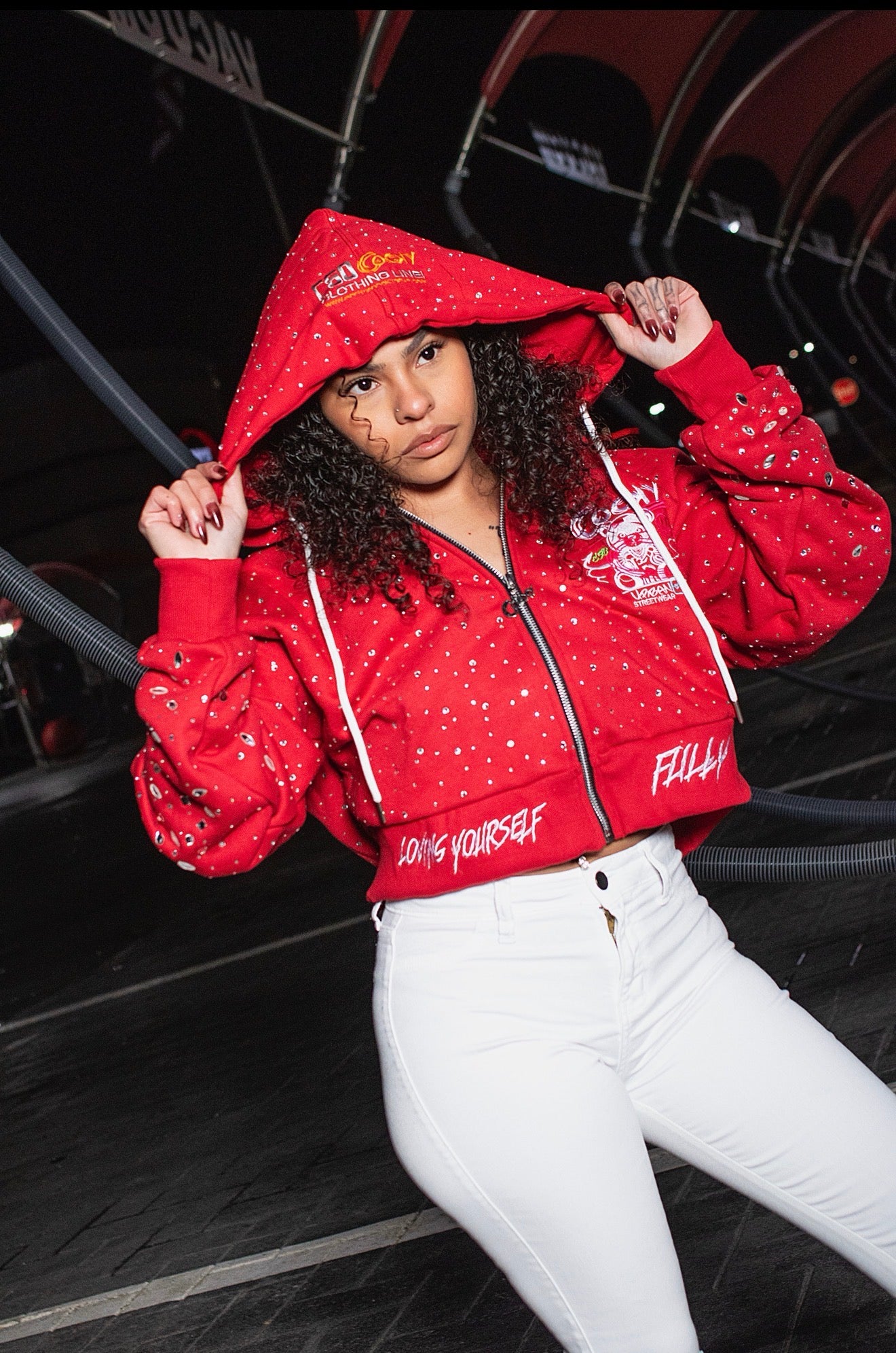 Cocky Icy Drip Zip Up Hoodie