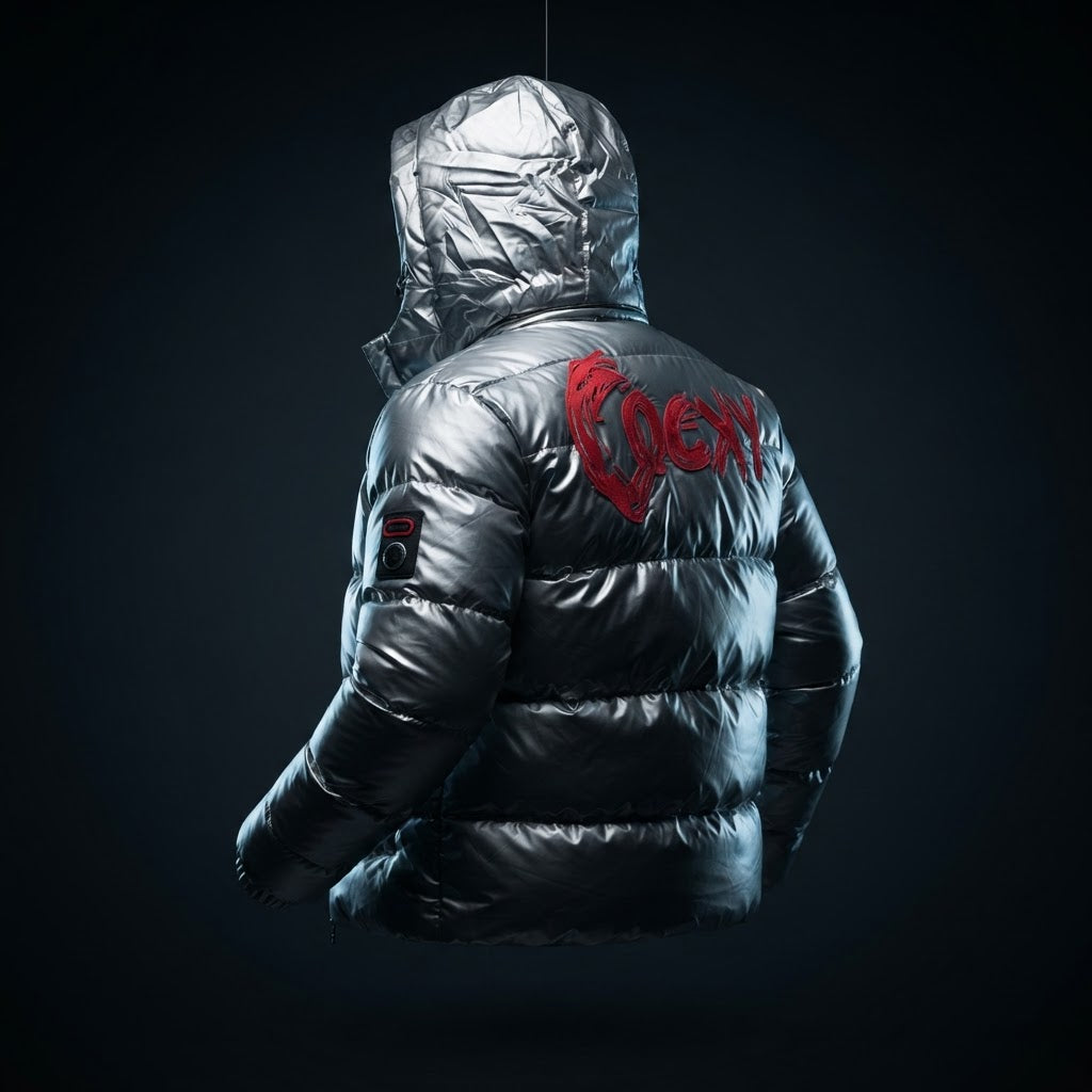 On The Edge Signature Puffer Jacket 🧸🔥