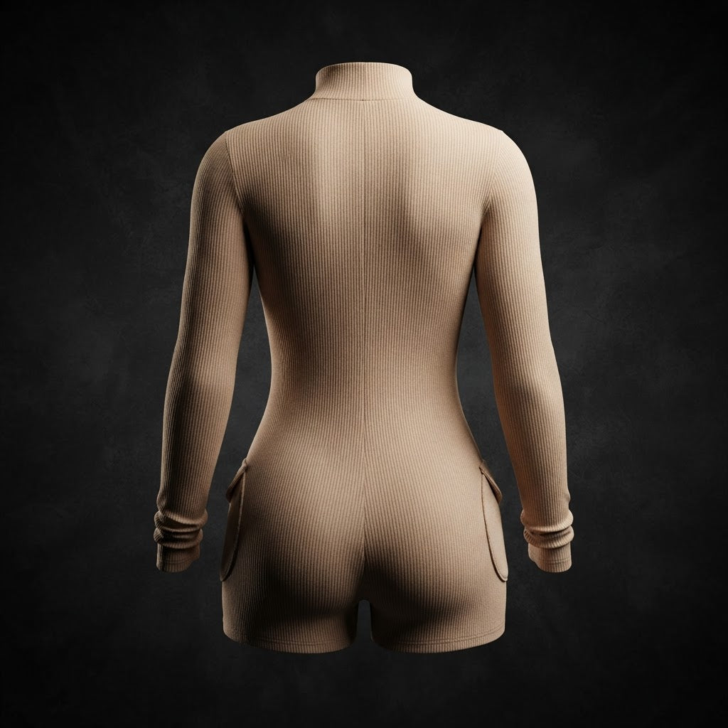 JAMES BOND RIBBED SHORTS BODYSUIT