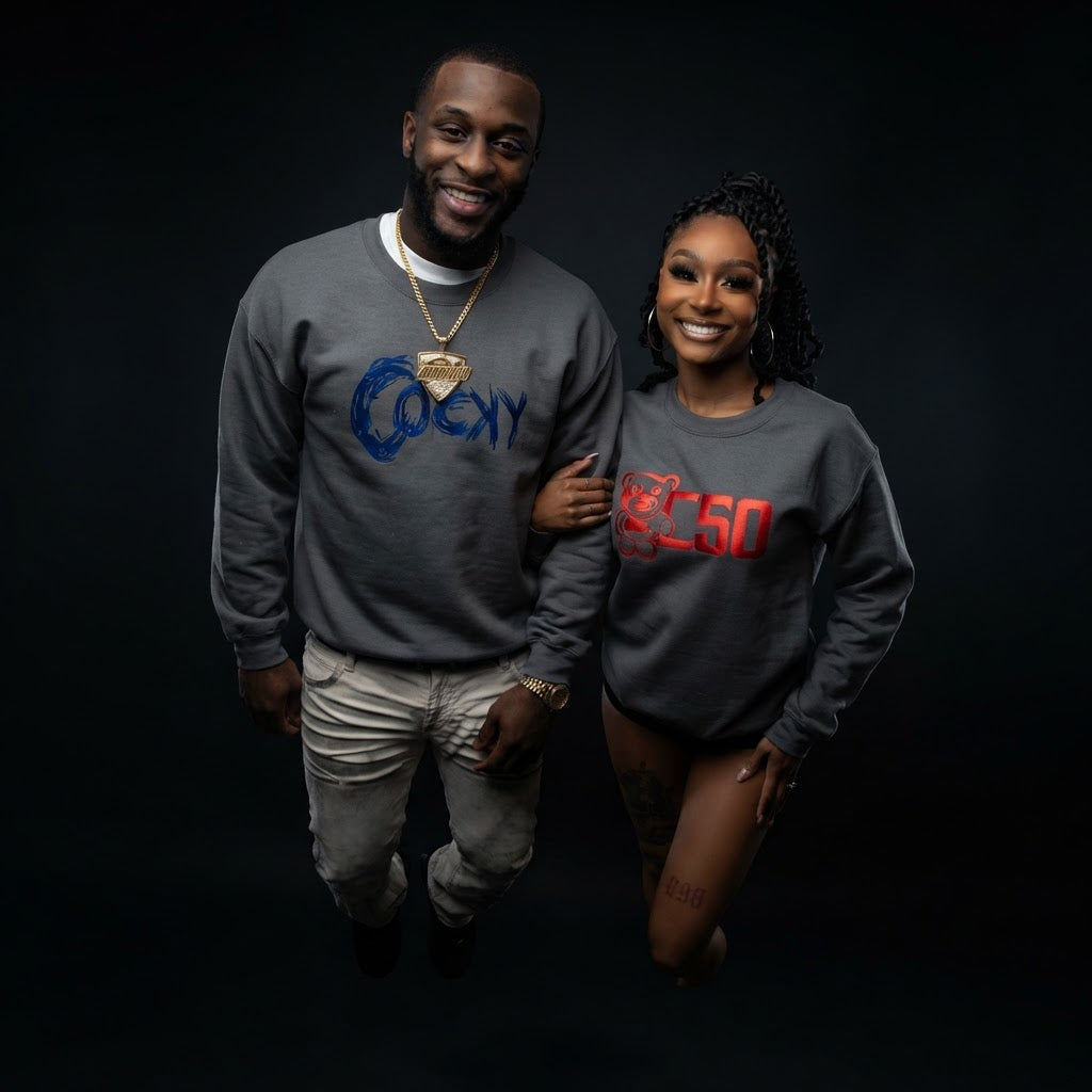 COCKY EMBROIDERED SWEATSHIRT
