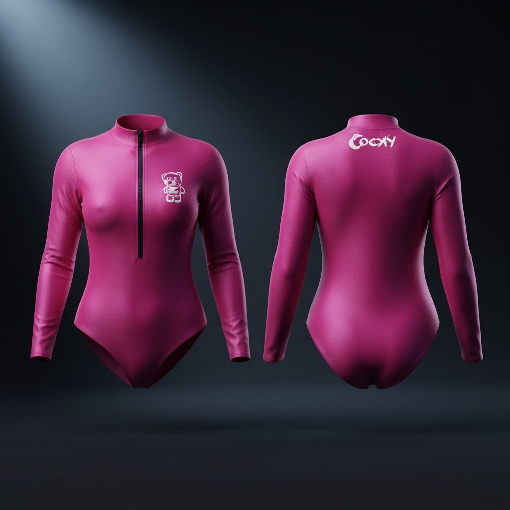 CAUGHT UP LONG SLEEVE SWIMSUIT
