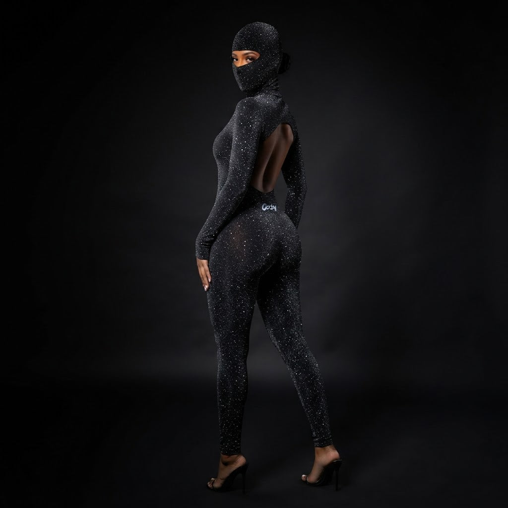 Ye Rhinestone Jumpsuit Set