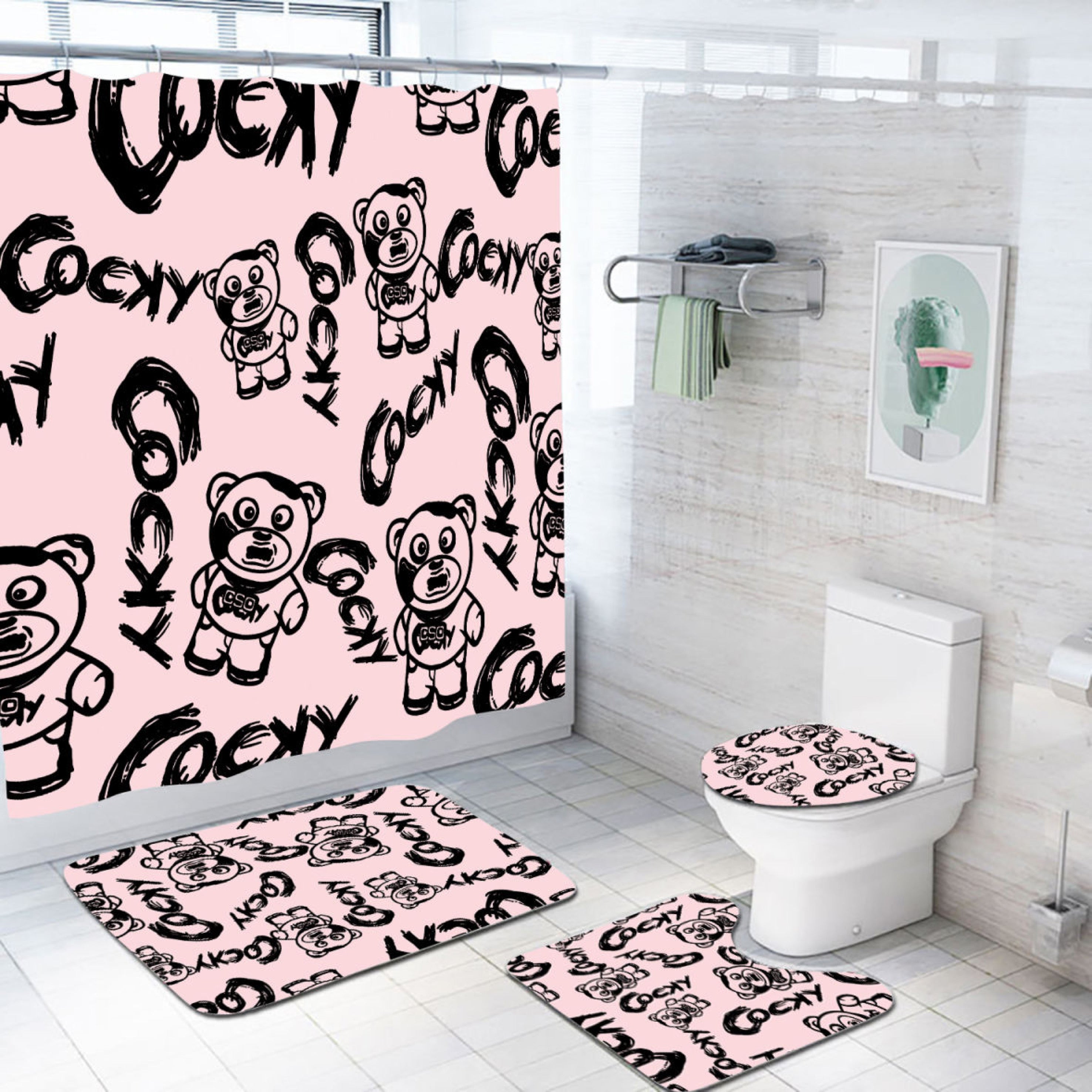 COCKY BEDDING AND BATHROOM SET (PRE ORDER ONLY)