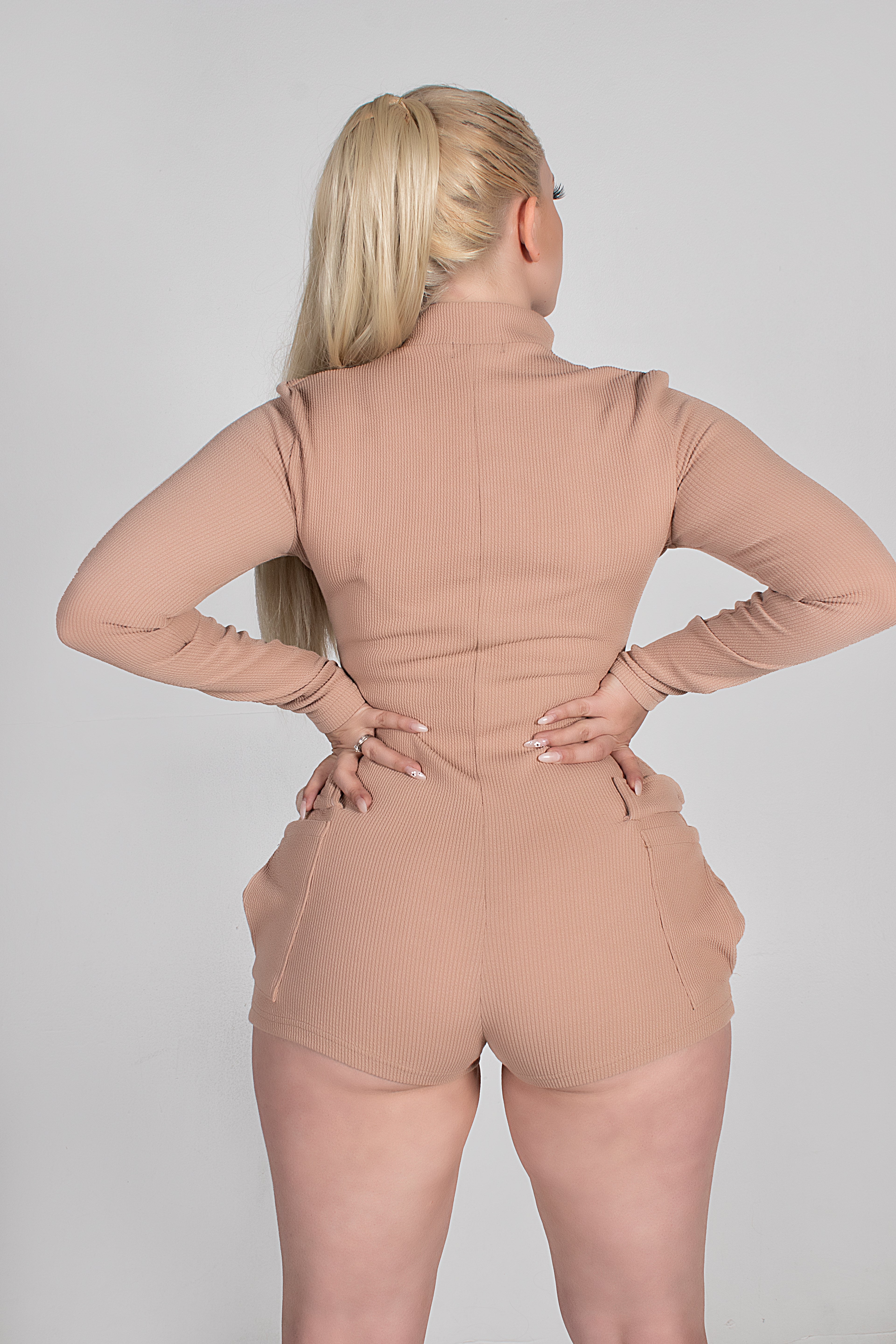 JAMES BOND RIBBED SHORTS BODYSUIT