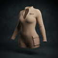 JAMES BOND RIBBED SHORTS BODYSUIT