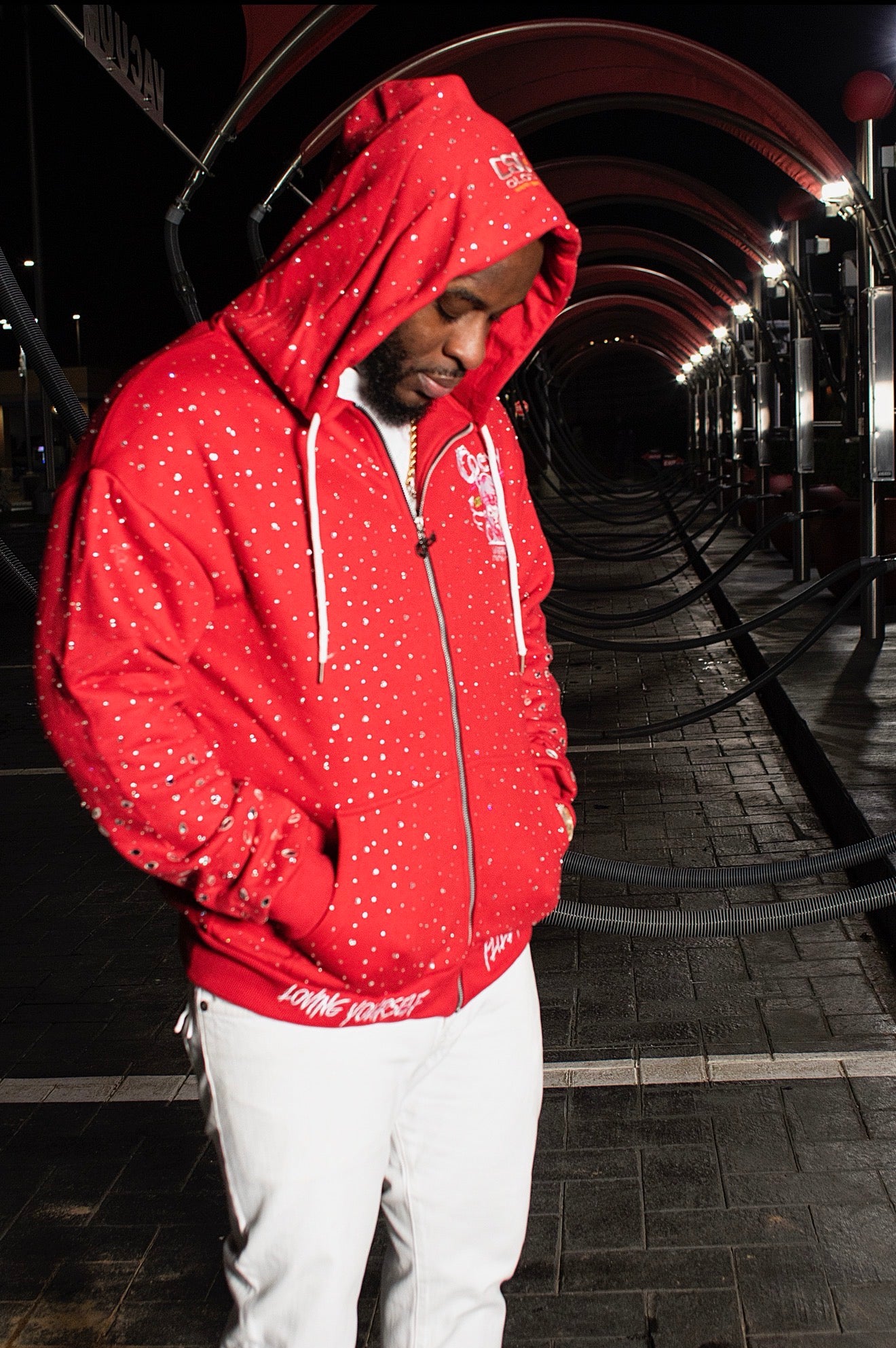 Cocky Icy Drip Zip Up Hoodie