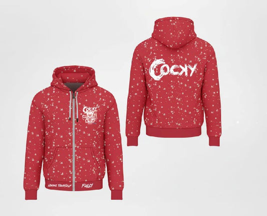 Cocky Icy Drip Zip Up Hoodie