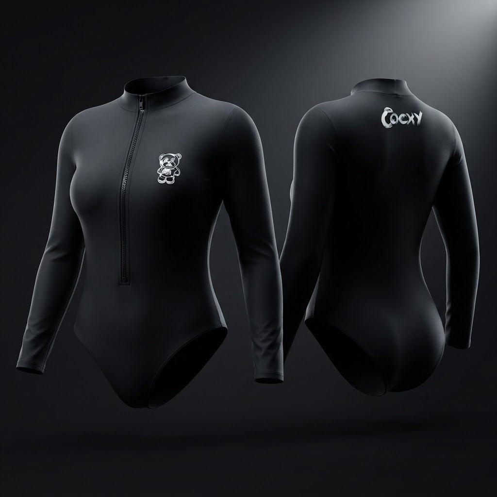 CAUGHT UP LONG SLEEVE SWIMSUIT