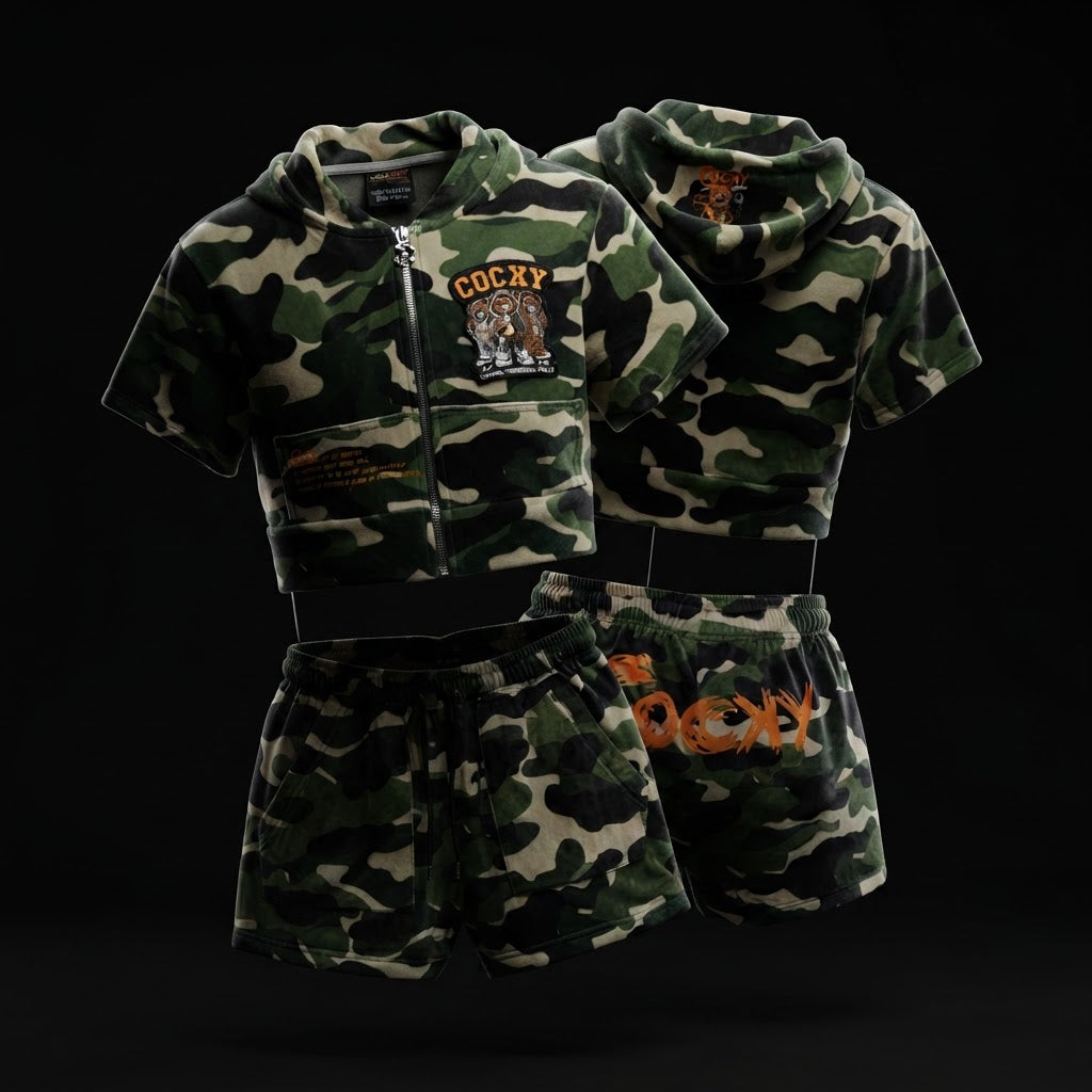 HOTTIE MELTDOWN SHORTS SET