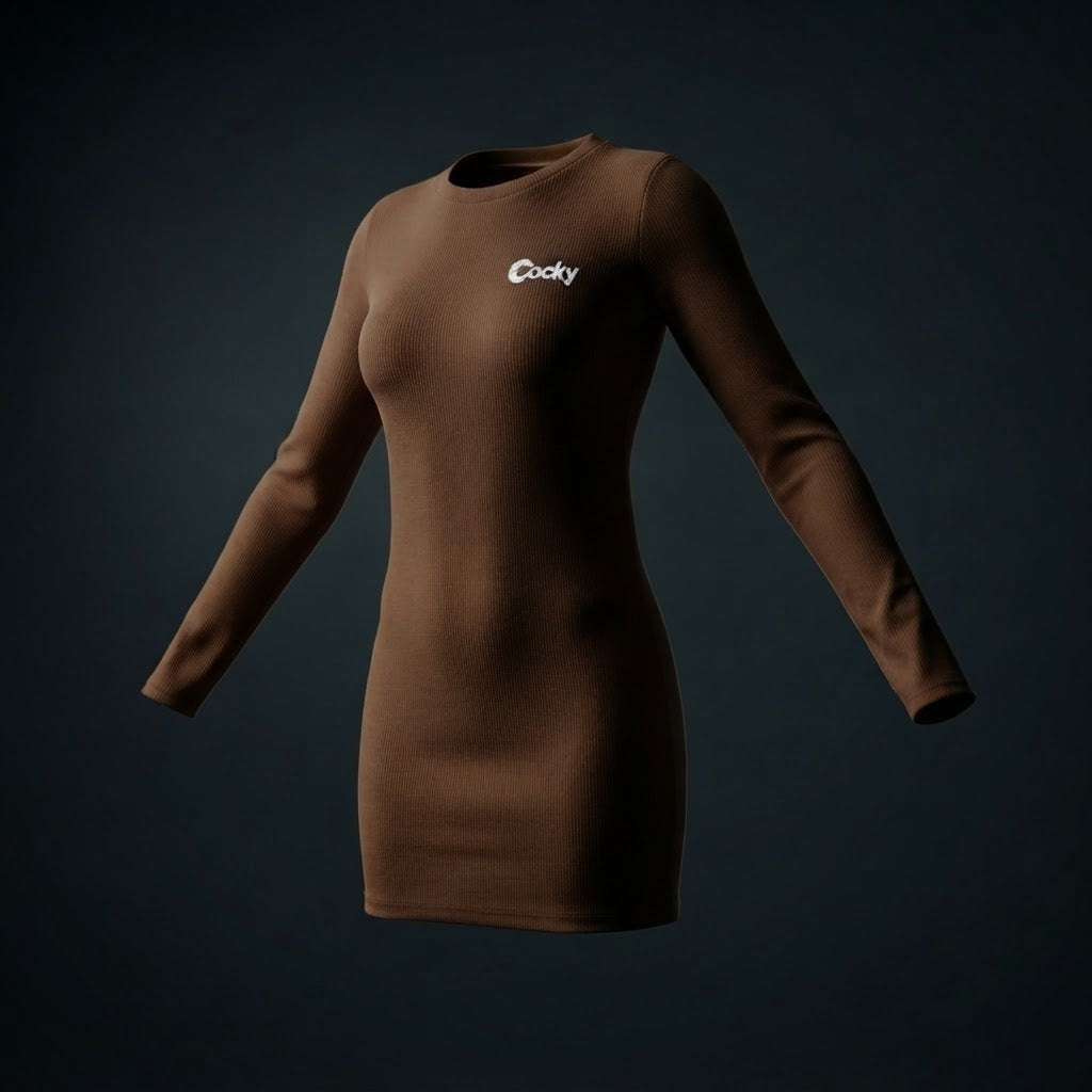 Cocky Essential Ribbed Mini Dress