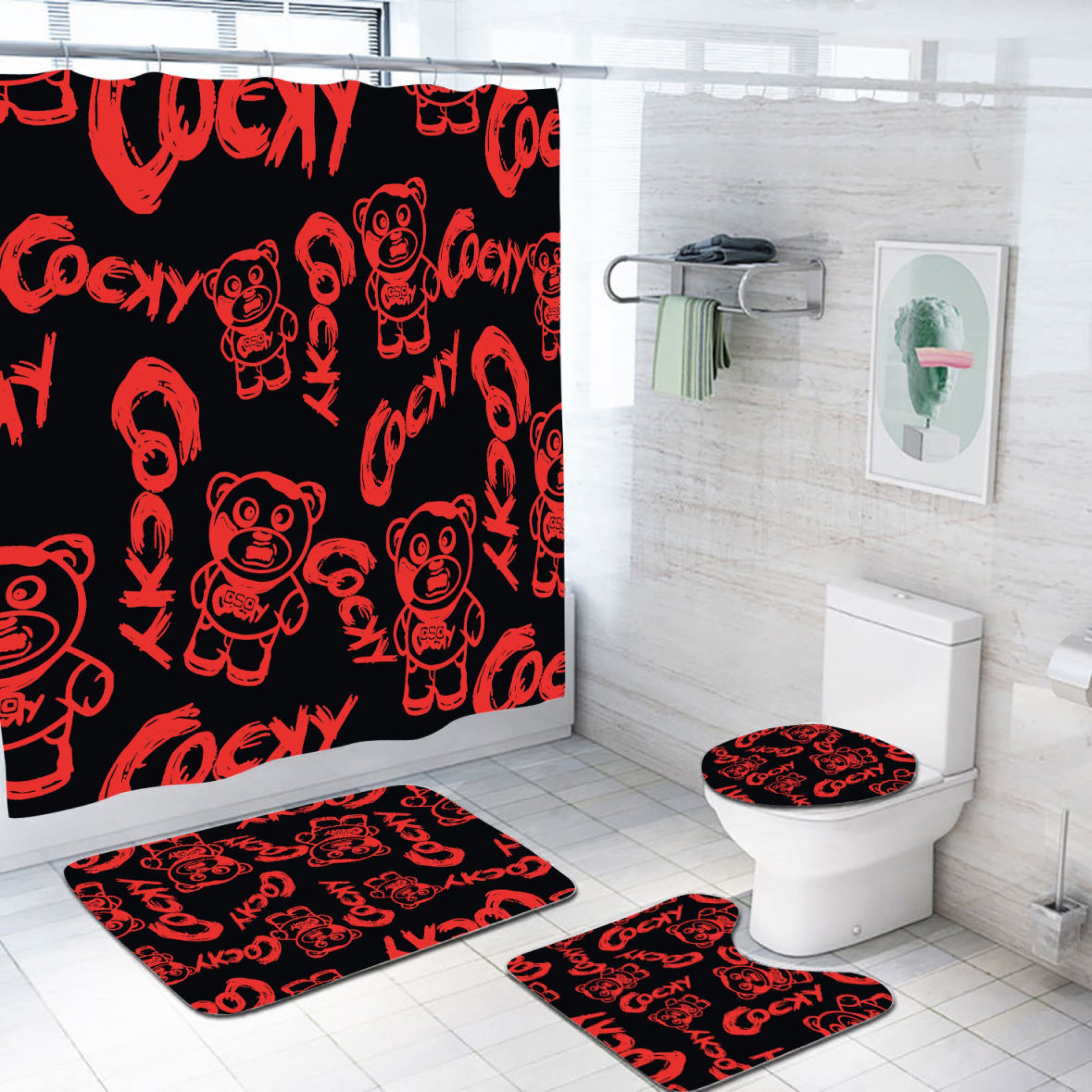 COCKY BEDDING AND BATHROOM SET (PRE ORDER ONLY)