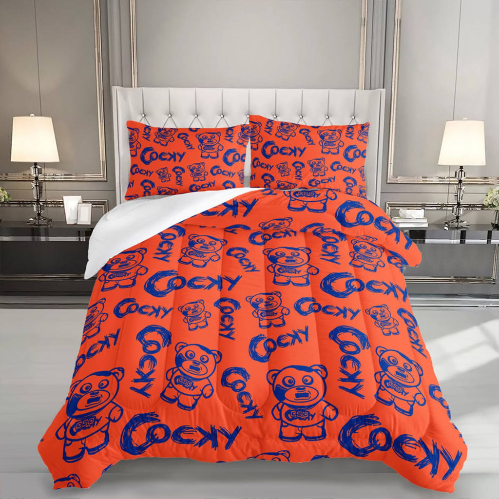 COCKY BEDDING AND BATHROOM SET (PRE ORDER ONLY)