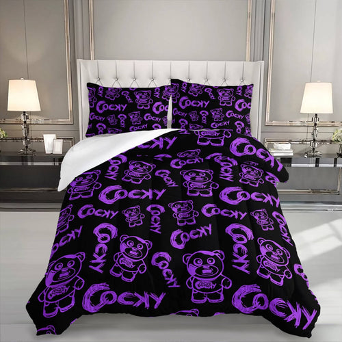 COCKY BEDDING AND BATHROOM SET (PRE ORDER ONLY)
