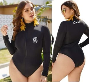 CAUGHT UP LONG SLEEVE SWIMSUIT